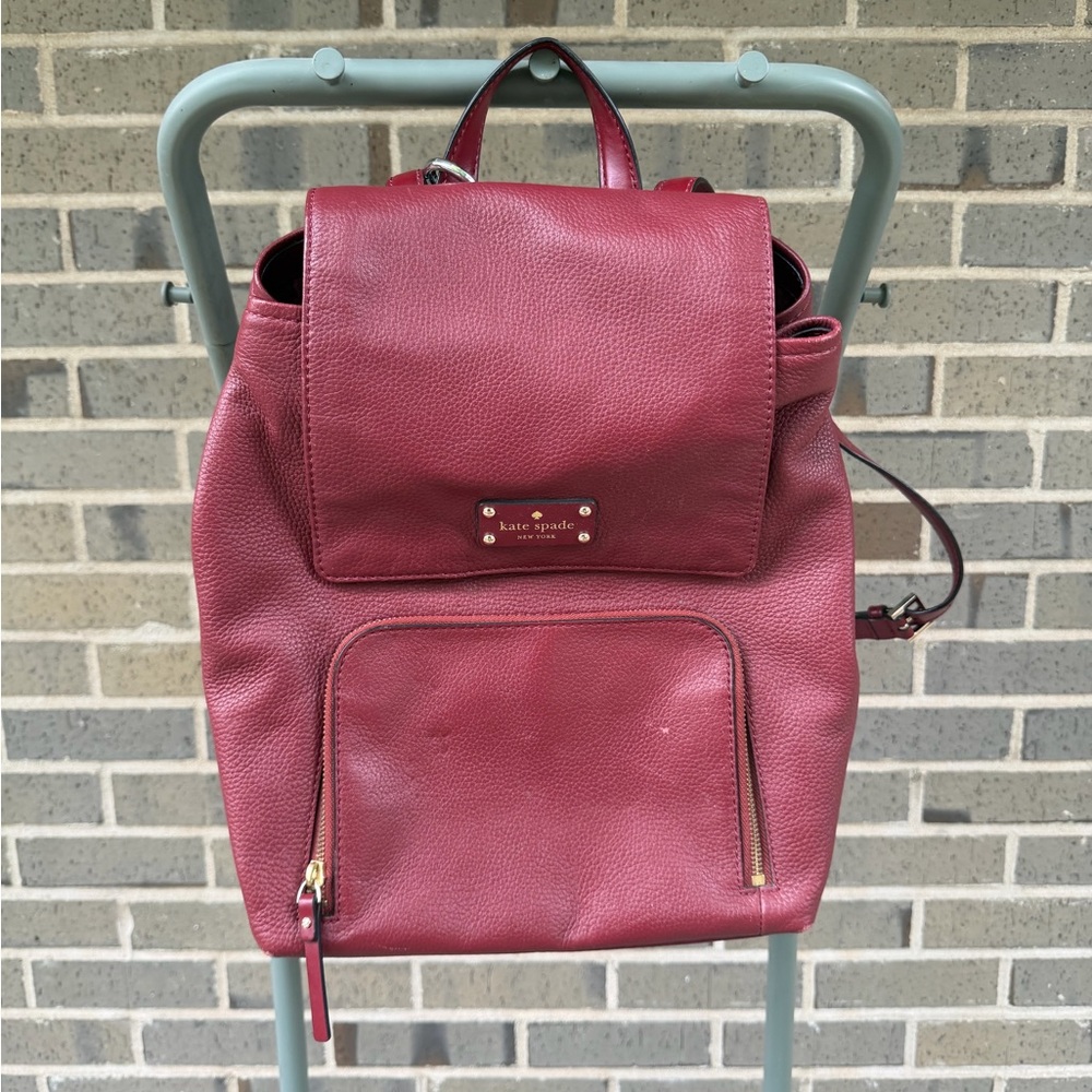 kate spade Burgundy Backpack